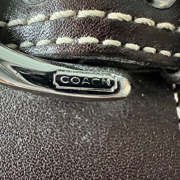 Vintage Coach Soho Brown Leather Buckle Compact Wallet - Picture 3 of 5